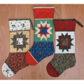 Winter Star Stocking Quilt Pattern
