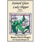 Stained Glass Lady Slipper Pattern