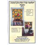 Stained Glass/ Raw Edge Applique Poppies Pattern