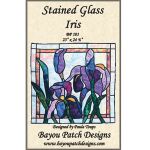 Stained Glass Iris Pattern