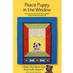 Peace Puppy in the Window Quilt Pattern