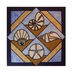 SEA SHELLS STAINED GLASS PATTERN*