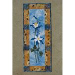 Colorado Columbines Wall Hanging Quilt Pattern