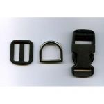 DOG COLLAR HARDWARE-LG-2 SETS