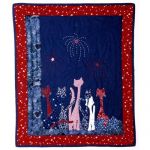 Patriotic Cats Wall Quilt Pattern