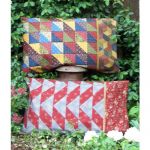 PATCHWORK PILLOWCASES-1/2 SQUARE TRIANGLE QUILT PATTERN