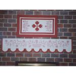 REDWORK MANTEL QUILT PATTERN