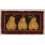 PEARS PUNCHNEEDLE PATTERN