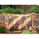 SIMPLY SHAMS-SCRAPPY LOG CABINS QUILT PATTERN