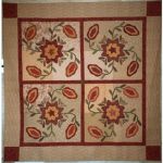 COTTAGE ROSE & POMEGRANATES QUILT QUILT PATTERN