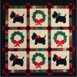 A Scottie Christmas Greeting Quilt Pattern