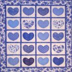 HEART SCRAP BABY QUILT QUILT PATTERN