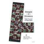 Simple Division Table Runner & Place Mats Quilt Pattern