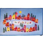 Village Skaters Advent Calendar Pattern