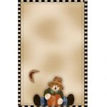 5.5 x 8.5 STRADDLING SCARECROW NOTEPAD