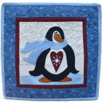 Little Quilts Squared Again! January Penguin Pattern