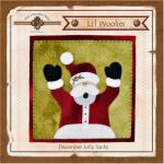 Li'l Woolies December Jolly Santa Wool Wall Hanging Pattern