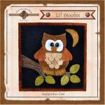 Li'l Woolies September Owl Wool Wall Hanging Pattern