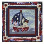Little Quilts Squared Again! July Sailboat Quilt Pattern