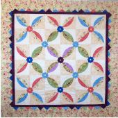 Pinwheels and Posies Quilt Pattern