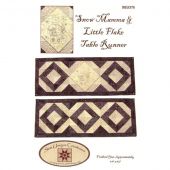 Snow Mamma & Little Flake Table Runner Patttern