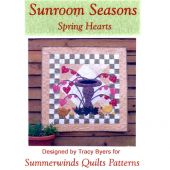 SUNROOM SEASONS-SPRING HEARTS QUILT PATTERN*