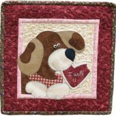 Little Quilts Squared Again! February Dog Pattern