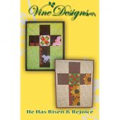 He Has Risen & Rejoice Wall Hanging/Banner Pattern