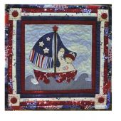 Little Quilts Squared Again! July Sailboat Quilt Pattern