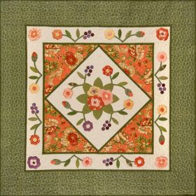 CORNER GARDEN APPLIQUE PATTERN*