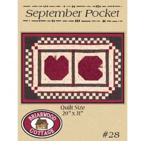 September Pocket Apples Quilt Pattern