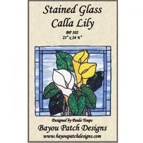 Stained Glass Calla Lily Pattern