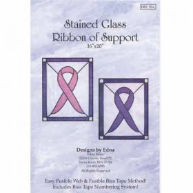 RIBBON OF SUPPORT STAINED GLASS PATTERN*