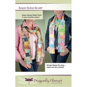 Sassy Soho Scarf Quilt Pattern Card