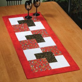 Courtyard Table Runner Quick Card Pattern