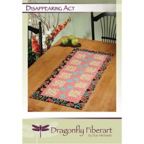Disappearing Act Table Runner Quilt Pattern Card