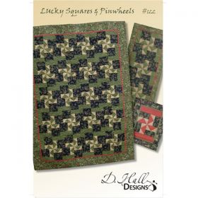 Lucky Squares & Pinwheels Pattern