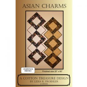 ASIAN CHARMS TABLE RUNNER PATTERN