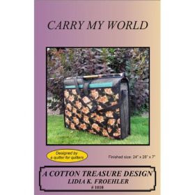 Carry My World Sewing Tote Bag Quilt Pattern