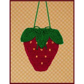 STRAWBERRY NECKLACE (A DRAWSTRING PURSE)