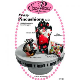 Peazy Pincushions Set of 3 Patterns