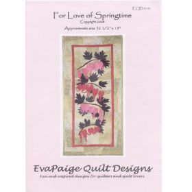 FOR LOVE OF SPRINGTIME BLEEDING HEARTS QUILT PATTERN