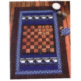 CHECKER GAME TWIN SIZE QUILT