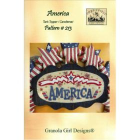 America Wool Tank Topper/Candlemat Quilt Pattern