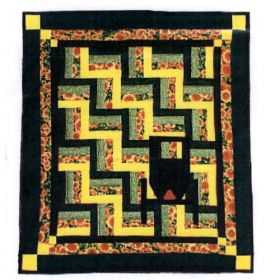 BUGGY BY THE FENCE RAIL QUILT PATTERN