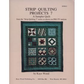 STRIP QUILTING PROJECTS 7 QUILT PATTERN BOOK*