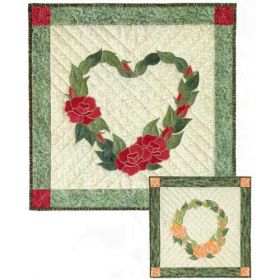 ROSE WREATH QUILT PATTERN