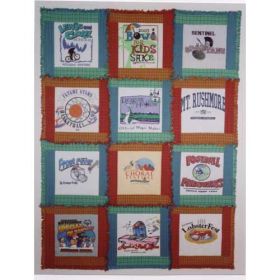 "TREASURED TEES" RAG QUILT