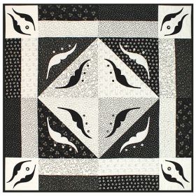 DUET IN BLACK & WHITE QUILT PATTERN