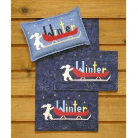 Winter Runner, Wall Quilt & Pillow Pattern